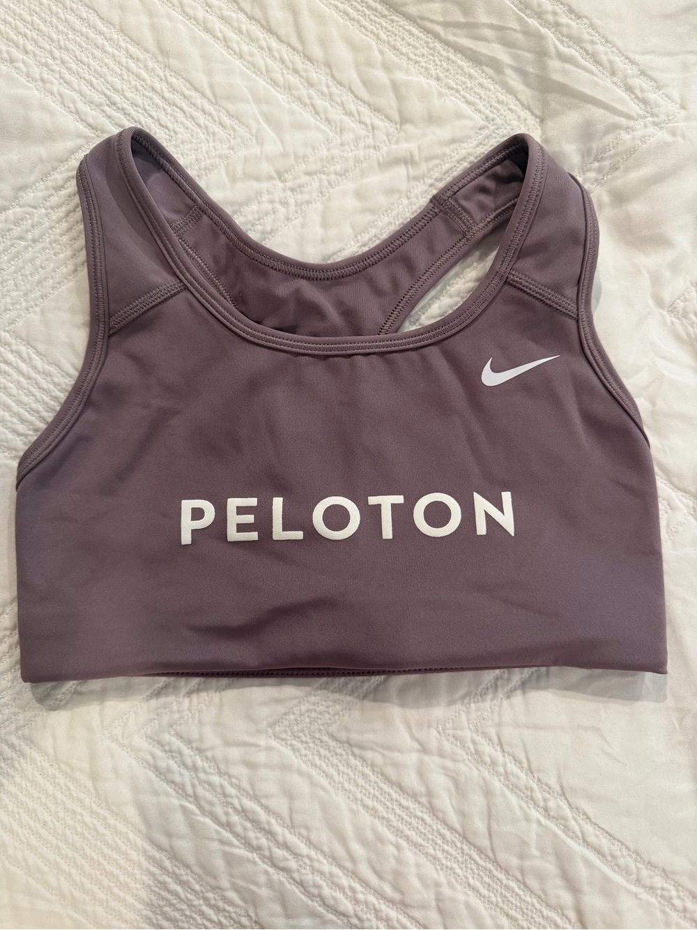 Peloton x Nike Racerback Sports Bra purple